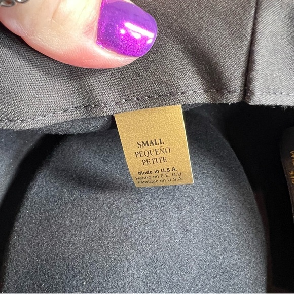 Bounty Hunter hats, Wilmington, North Carolina, black felt hat small - Picture 8 of 11